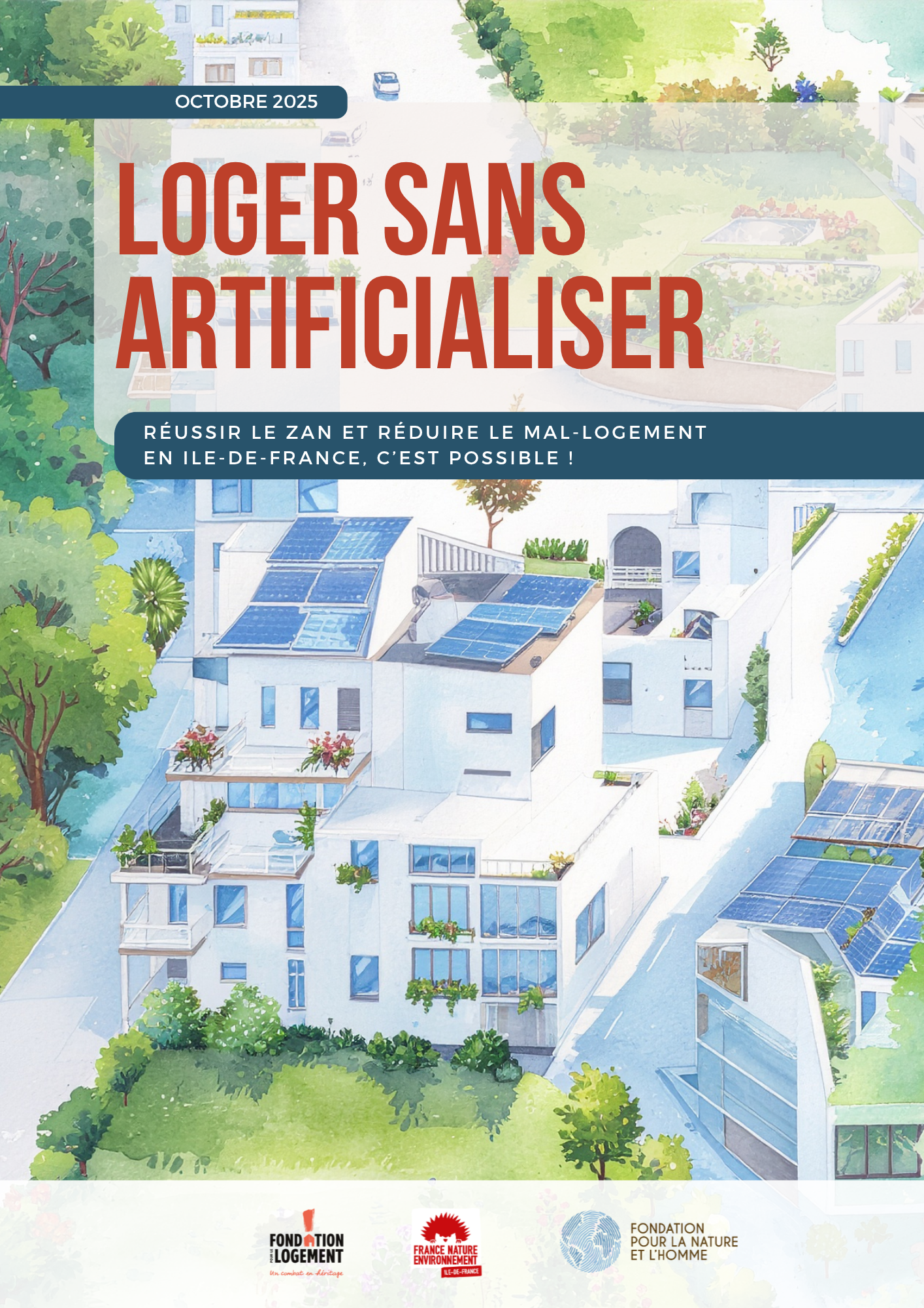 Couverture étude Loger sans artificialiser