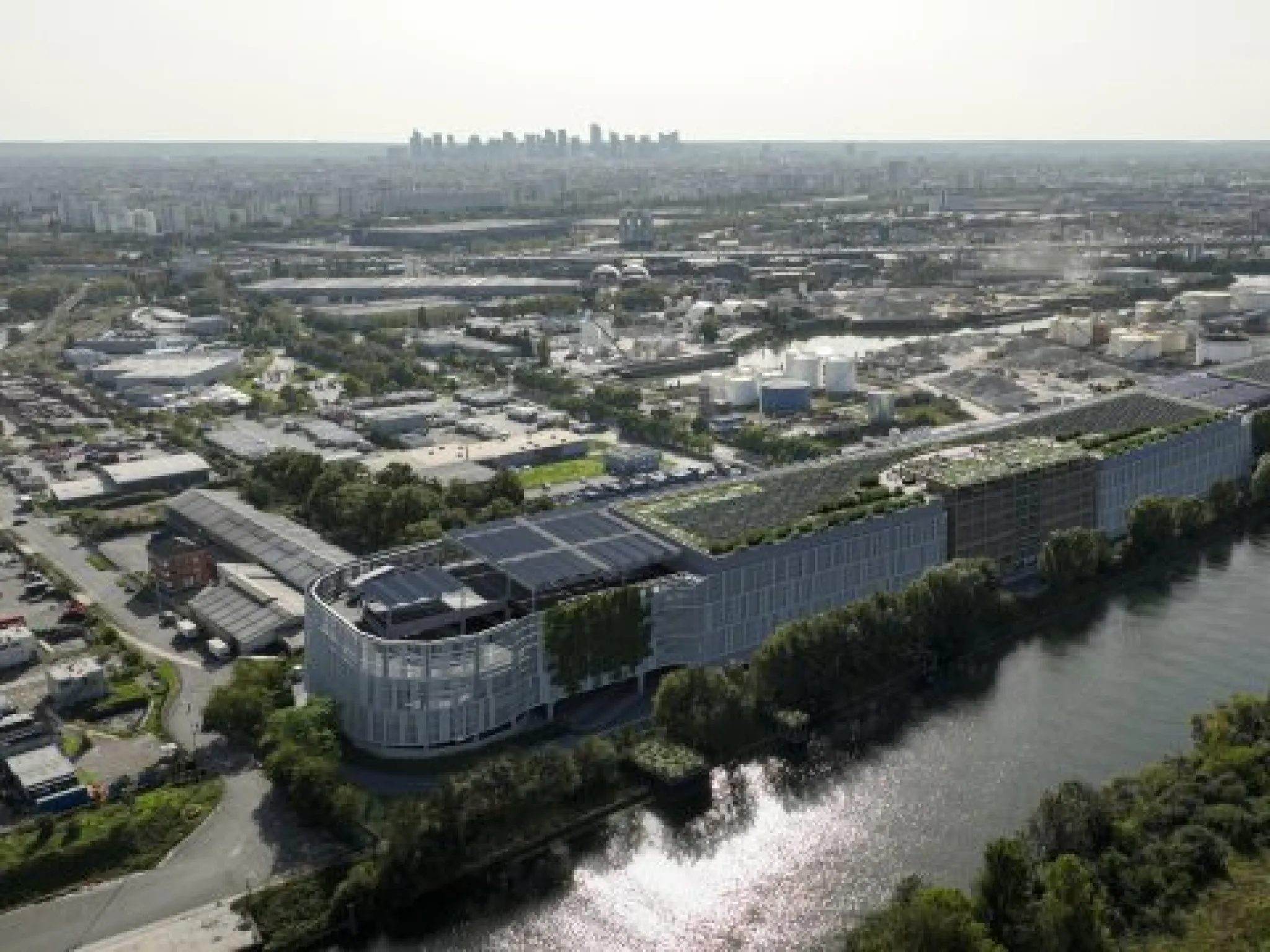 Modélisation de l'entrepôt Green Dock