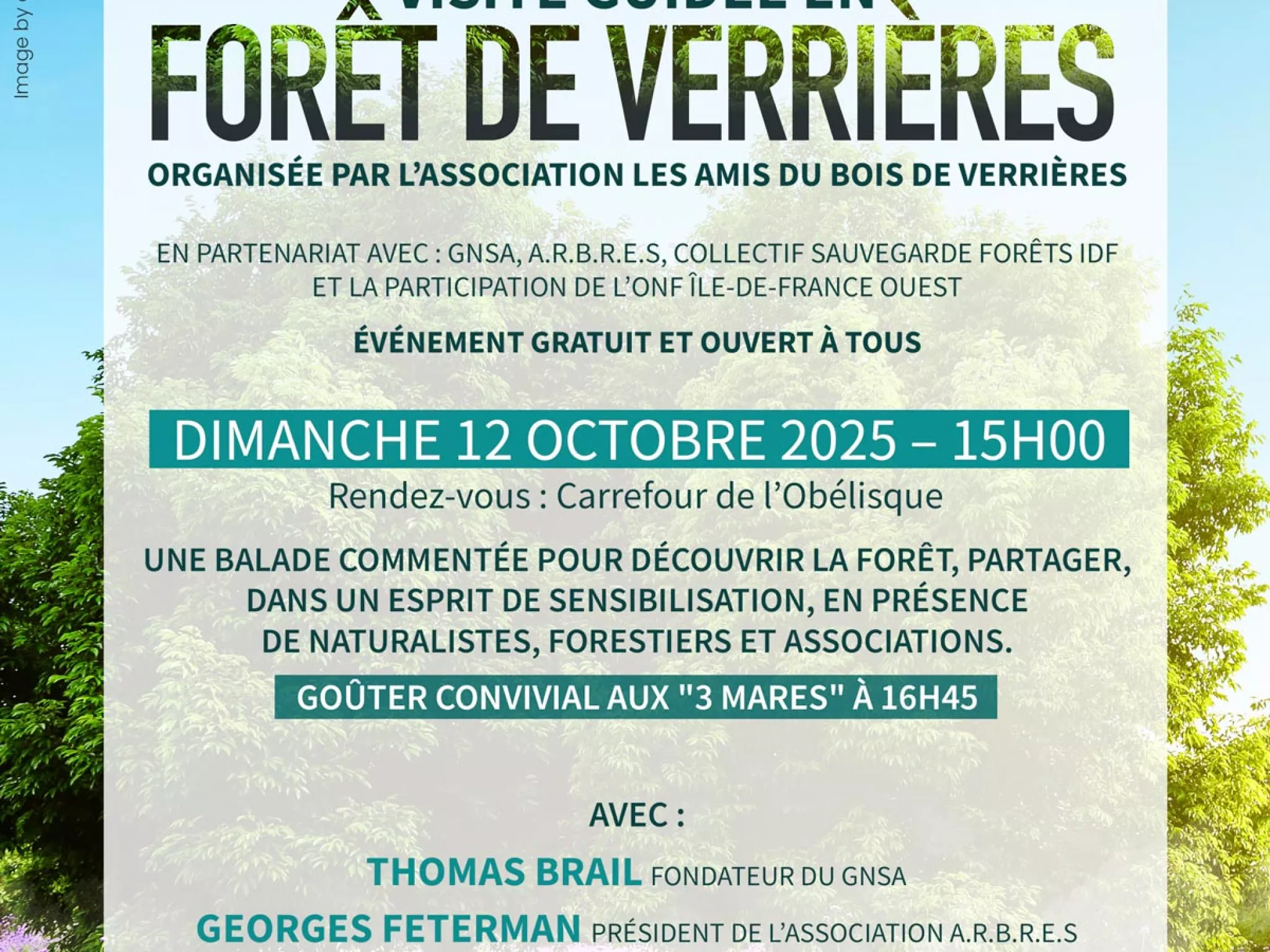 programme visite foret de verrières