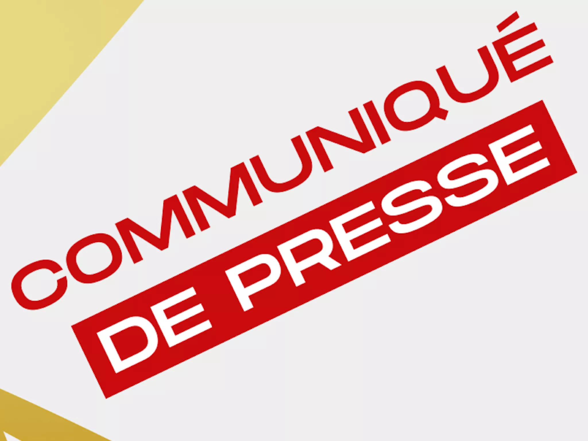 Communiqué de presse