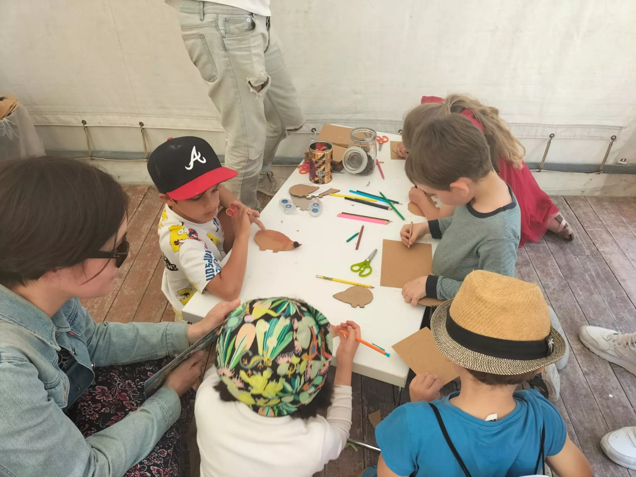 Atelier création de hérissons en pompons