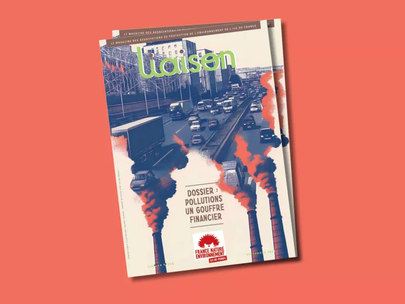 Couverture : cheminées d'usine et axe routier